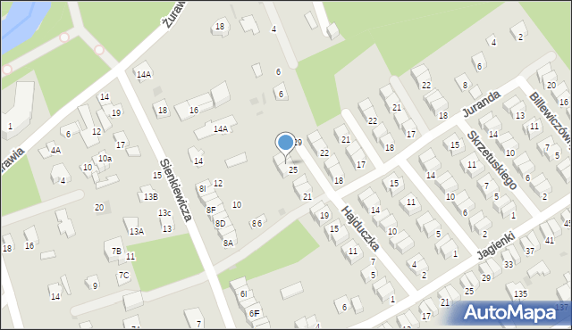 Otwock, Hajduczka, 27, mapa Otwock