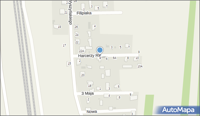 Pasieki, Harcerzy R. P., 4, mapa Pasieki