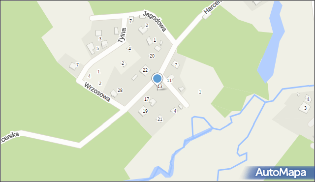 Piłka Kolonia, Harcerska, 15, mapa Piłka Kolonia