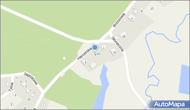 Piłka Kolonia, Harcerska, 3, mapa Piłka Kolonia