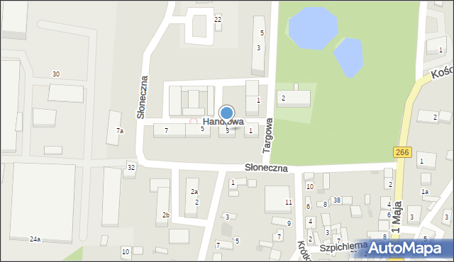 Piotrków Kujawski, Handlowa, 3, mapa Piotrków Kujawski