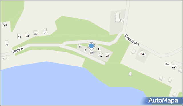 Przewóz, Haska, 10, mapa Przewóz