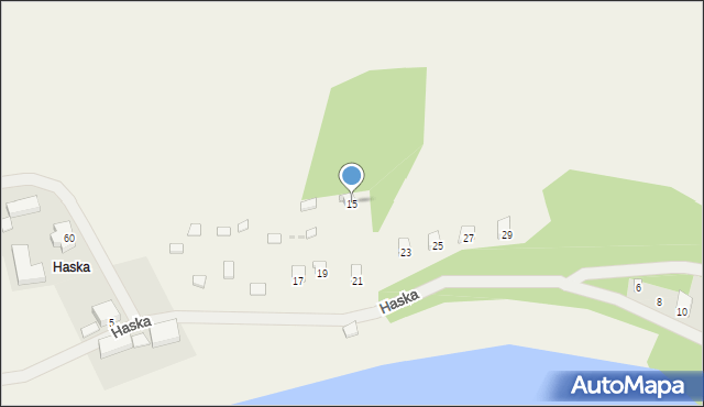 Przewóz, Haska, 15, mapa Przewóz
