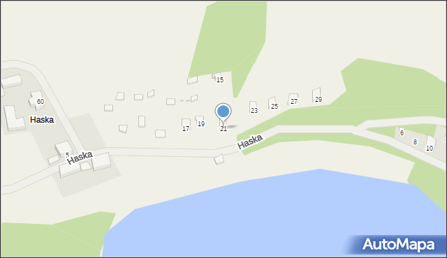 Przewóz, Haska, 21, mapa Przewóz