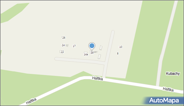 Radawa, Haftka Jana, prof., 14, mapa Radawa