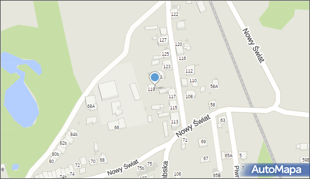 Ruda Śląska, Halembska, 119A, mapa Rudy Śląskiej