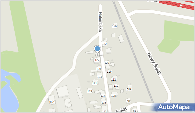 Ruda Śląska, Halembska, 129, mapa Rudy Śląskiej