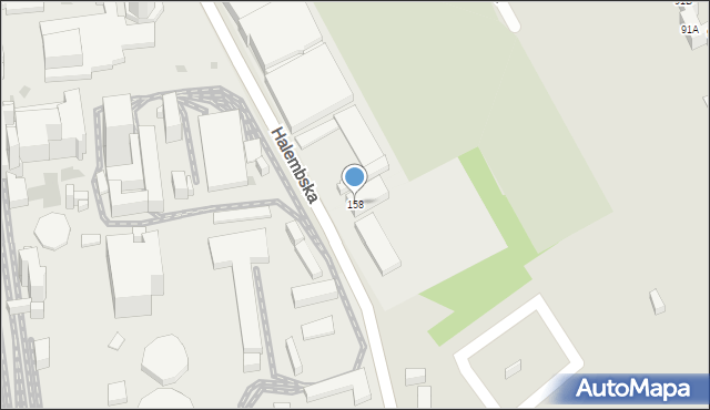 Ruda Śląska, Halembska, 158, mapa Rudy Śląskiej