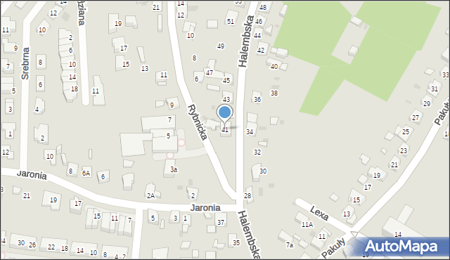 Ruda Śląska, Halembska, 41, mapa Rudy Śląskiej