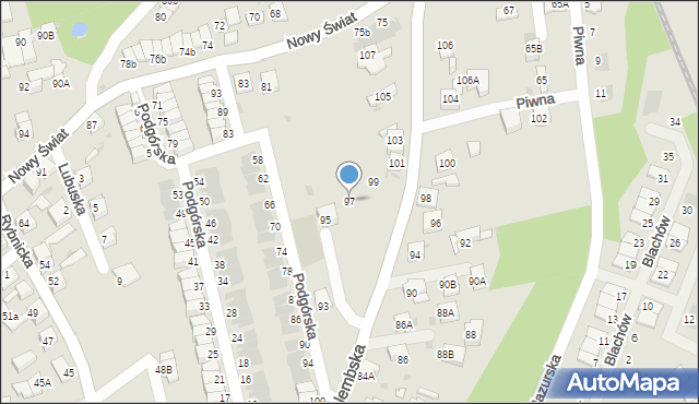 Ruda Śląska, Halembska, 97, mapa Rudy Śląskiej