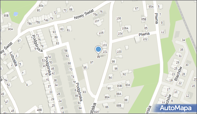 Ruda Śląska, Halembska, 99, mapa Rudy Śląskiej