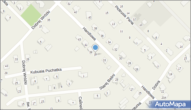 Rybienko Nowe, Handlowa, 37, mapa Rybienko Nowe