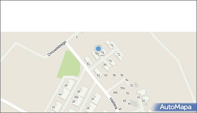 Siechnice, Hallera Józefa, gen., 80, mapa Siechnice