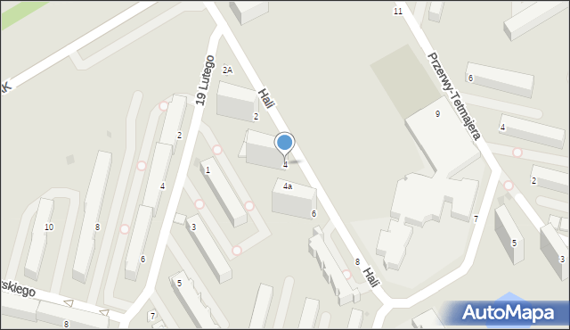 Skierniewice, Hali Mieczysława, kpt., 4, mapa Skierniewic