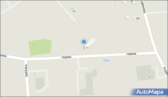 Solec Kujawski, Haska, 6, mapa Solec Kujawski
