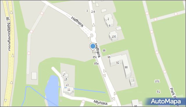 Sopot, Haffnera Jana Jerzego, 87, mapa Sopotu