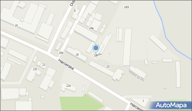 Środa Wielkopolska, Harcerska, 18h, mapa Środa Wielkopolska