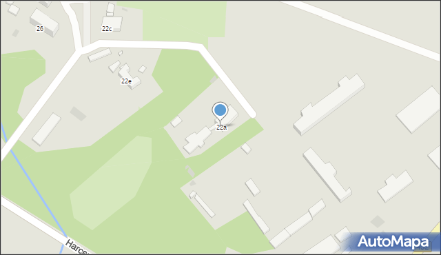 Środa Wielkopolska, Harcerska, 22a, mapa Środa Wielkopolska