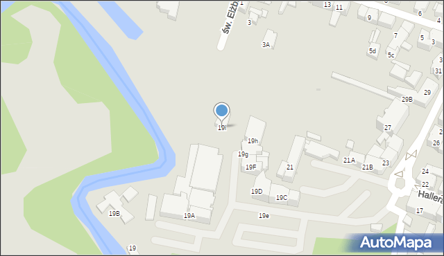 Starogard Gdański, Hallera Józefa, gen., 19i, mapa Starogard Gdański