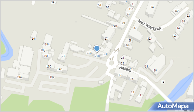 Starogard Gdański, Hallera Józefa, gen., 21B, mapa Starogard Gdański