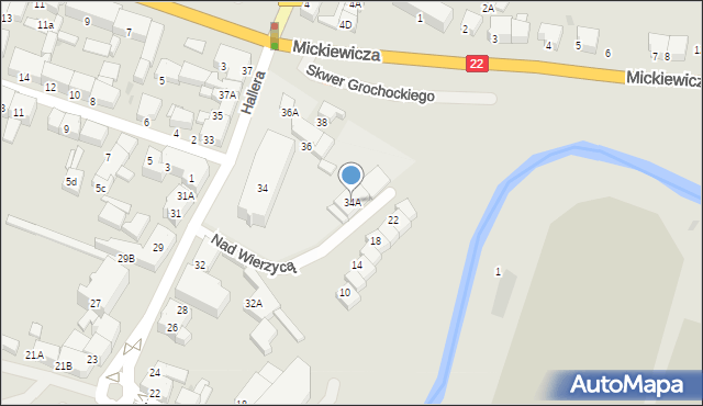 Starogard Gdański, Hallera Józefa, gen., 34A, mapa Starogard Gdański