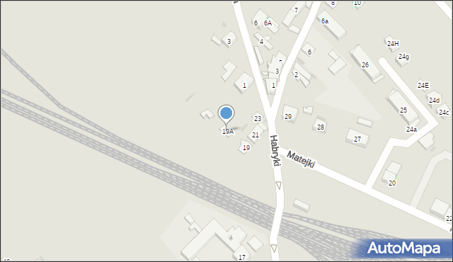 Strzelce Opolskie, Habryki Konrada, 19A, mapa Strzelce Opolskie
