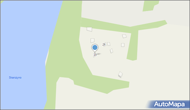 Sulęczyno, Hallera Józefa, gen., 13, mapa Sulęczyno