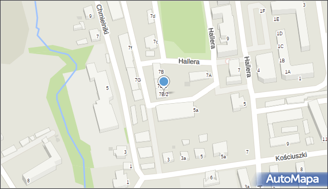 Świecie, Hallera Józefa, gen., 7B/2, mapa Świecie