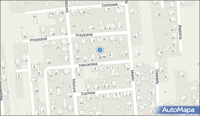 Świerklaniec, Harcerska, 10, mapa Świerklaniec