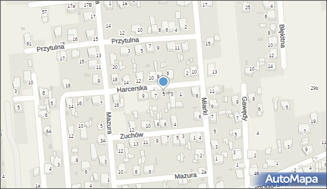 Świerklaniec, Harcerska, 5, mapa Świerklaniec