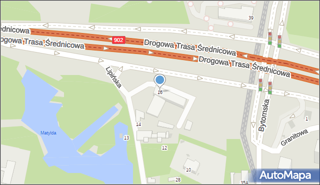 Świętochłowice, Harcerska, 16, mapa Świętochłowice