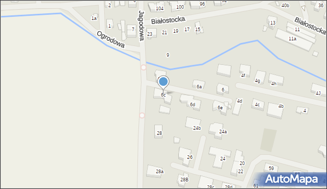 Szczecin, Harnasiów, 6c, mapa Szczecina
