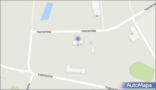 Szczecinek, Harcerska, 13, mapa Szczecinek