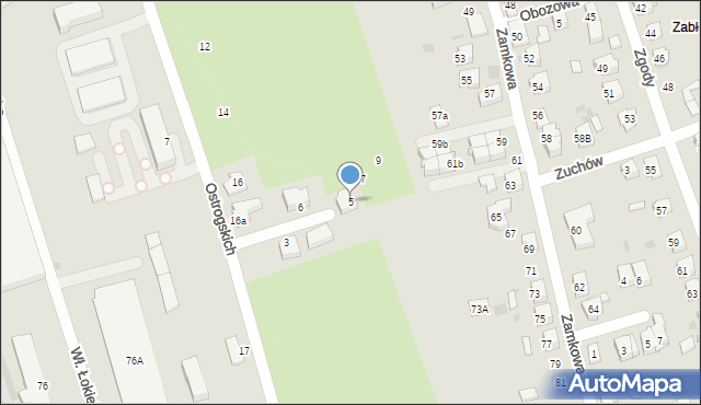 Tarnów, Halskiego Karola, 5, mapa Tarnów