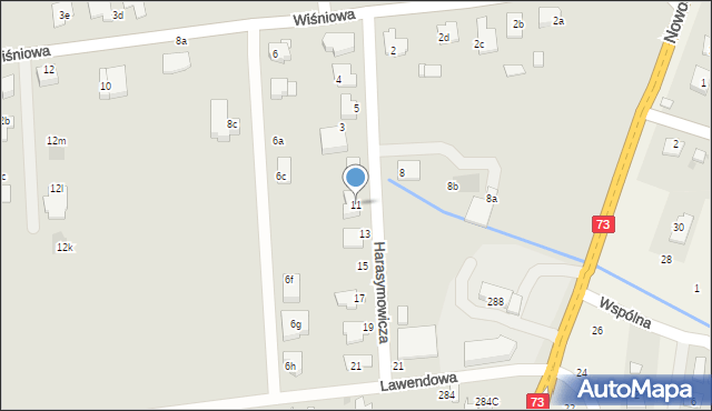 Tarnów, Harasymowicza Jerzego, 11, mapa Tarnów