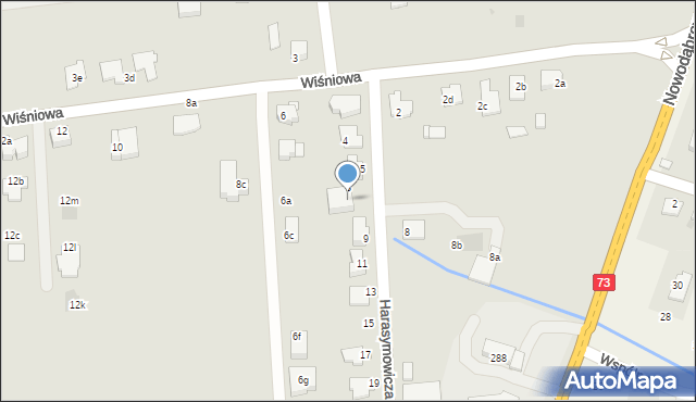 Tarnów, Harasymowicza Jerzego, 7, mapa Tarnów