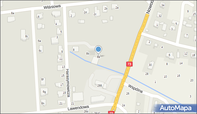 Tarnów, Harasymowicza Jerzego, 8a, mapa Tarnów