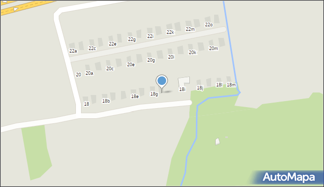 Tarnów, Harcerska, 18h, mapa Tarnów