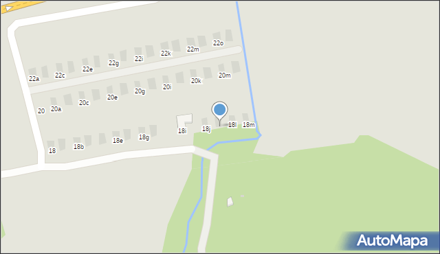 Tarnów, Harcerska, 18k, mapa Tarnów