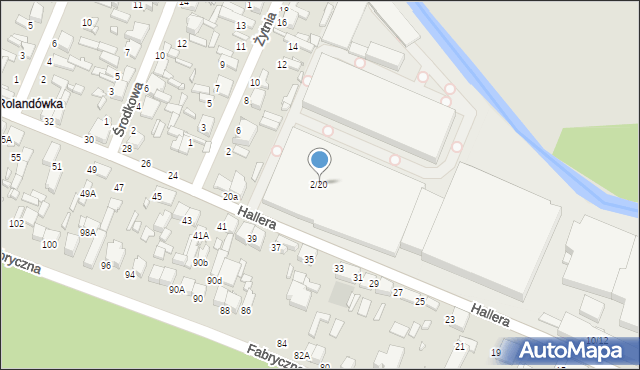 Tomaszów Mazowiecki, Hallera Józefa, gen., 2/20, mapa Tomaszów Mazowiecki