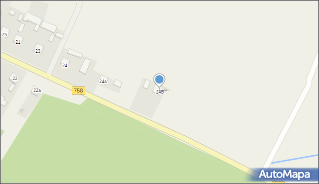 Ujazd, Haliszka, 24B, mapa Ujazd