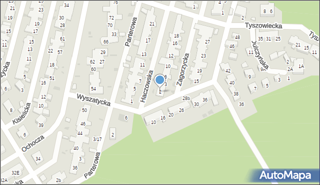 Warszawa, Haczowska, 2, mapa Warszawy