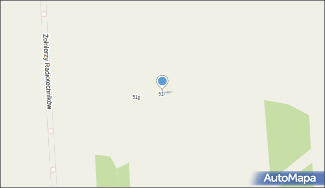 Wiewiórczyn, Hallera Józefa, gen., 51l, mapa Wiewiórczyn