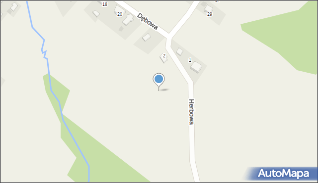 Bachowice, Herbowa, 6, mapa Bachowice