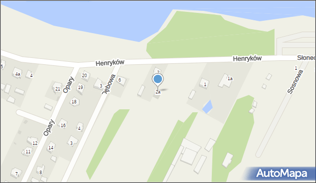 Bliżyn, Henryków, 2a, mapa Bliżyn