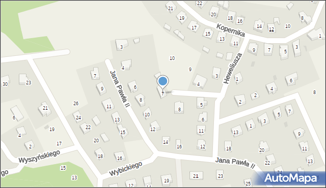Dziemiany, Heweliusza Jana, 7, mapa Dziemiany