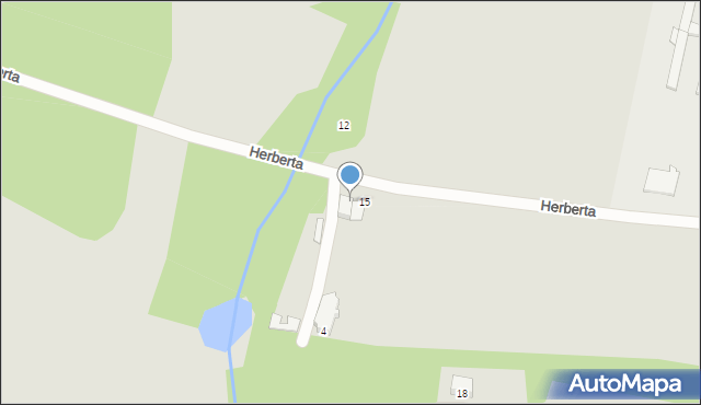 Elbląg, Herberta Zbigniewa, 17, mapa Elbląga