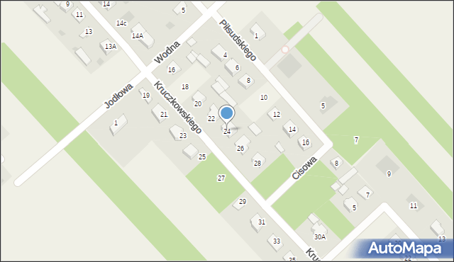 Garbatka-Letnisko, Herberta Zbigniewa, 24, mapa Garbatka-Letnisko