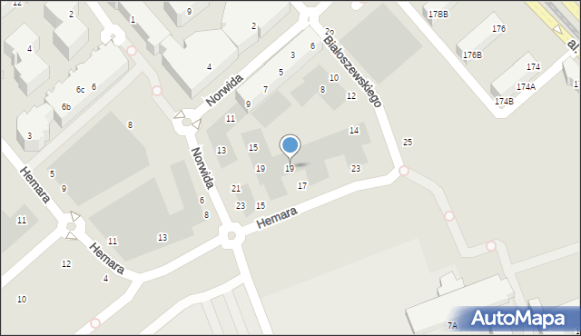 Gdańsk, Hemara Mariana, 19, mapa Gdańska