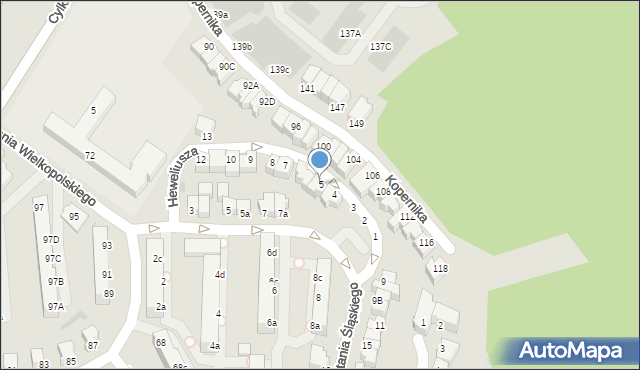 Gdynia, Heweliusza Jana, 5, mapa Gdyni